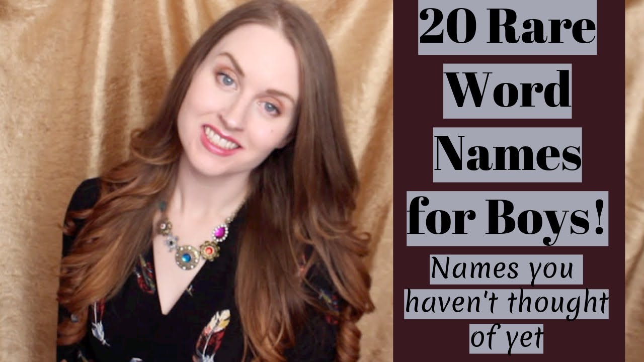 20 Rare and Amazing Word Names for Boys | EverythingBabyNames