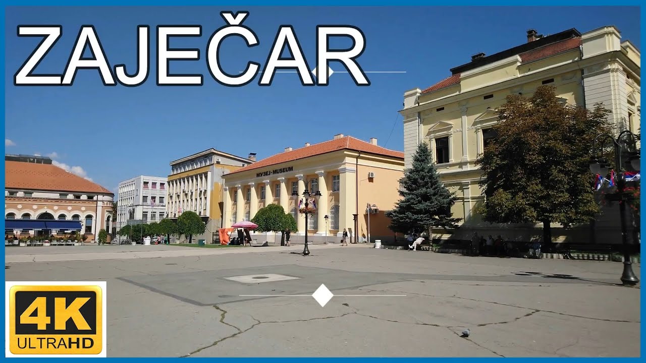 [4K] Zaječar - Serbia🇷🇸Walking Tour - City Centre