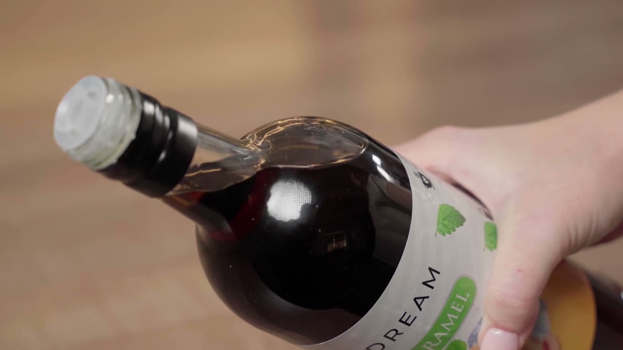 Рецепт  Айс кофе Фраппе от Icedream с сиропом Мятная карамель