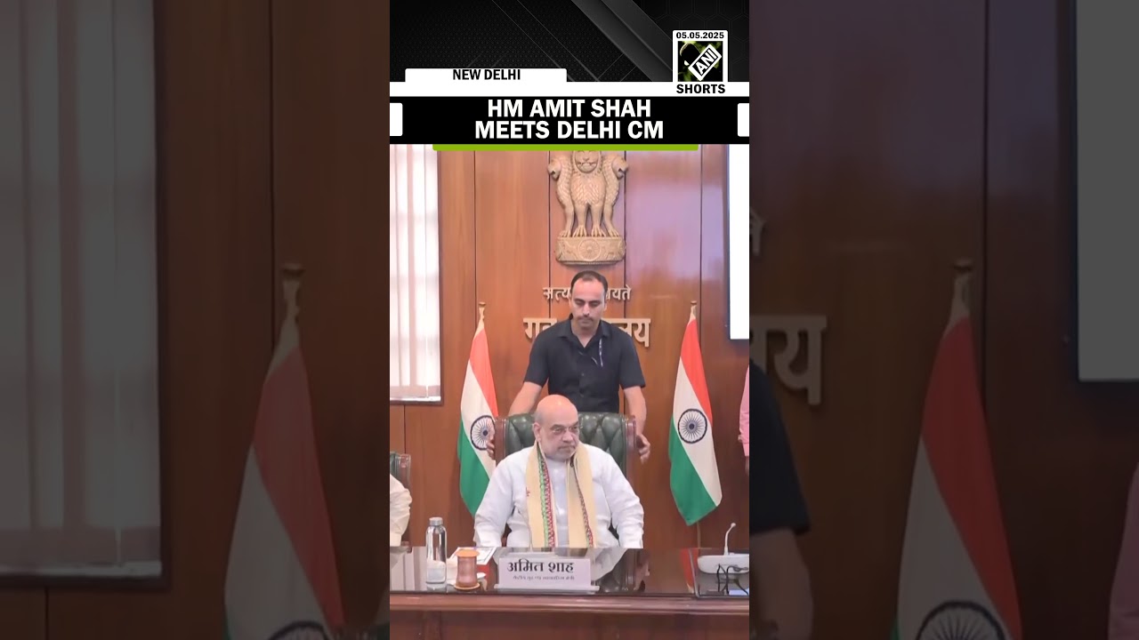 HM Amit Shah meets Delhi CM Rekha Gupta