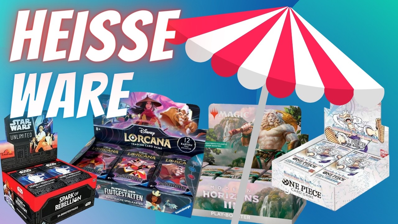 TCG Display Preisentwicklungen von Magic, Pokémon, One Piece, Lorcana und Star Wars