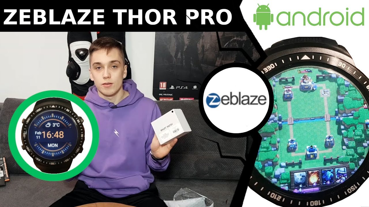 Zeblaze Thor Pro - Smatwatch z ANDROIDEM w dobrej cenie