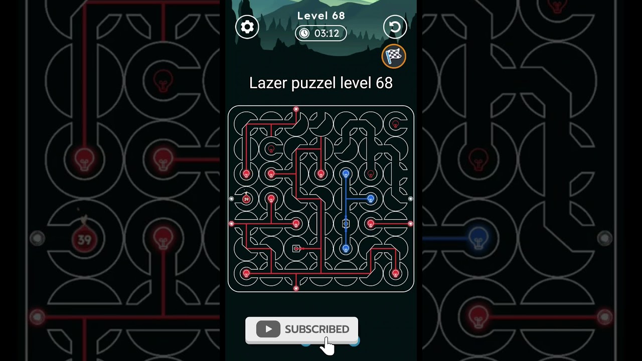 Lazer puzzel level 65 to 70