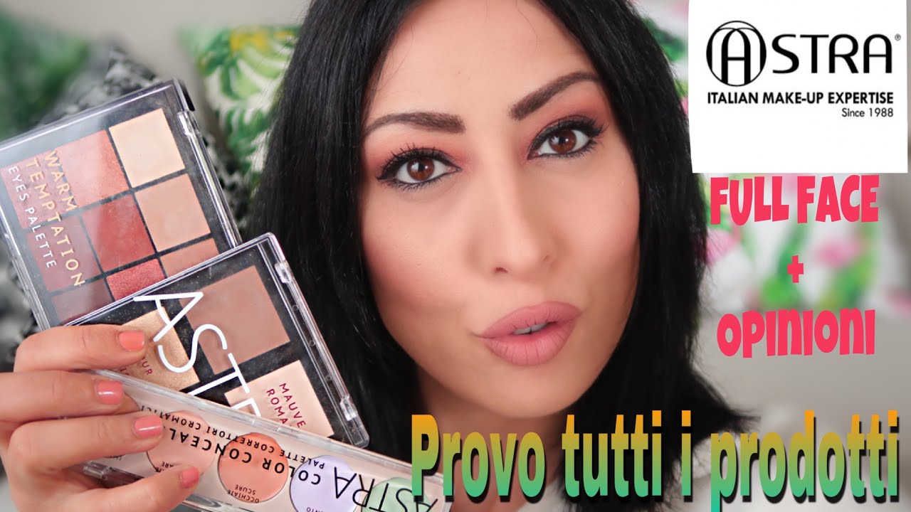 TRUCCO COMPLETO SOLO PRODOTTI ASTRA CON OPINIONI  osservatricescaltra