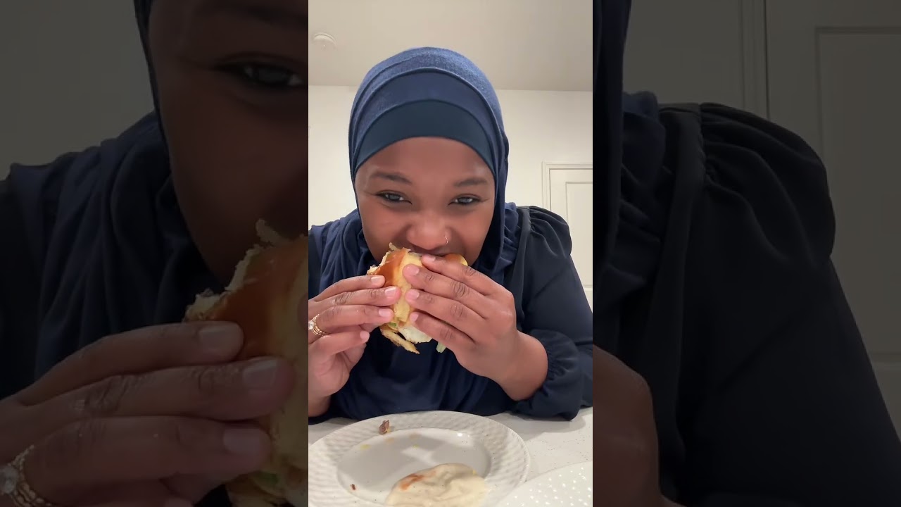 Eat this burger with me 