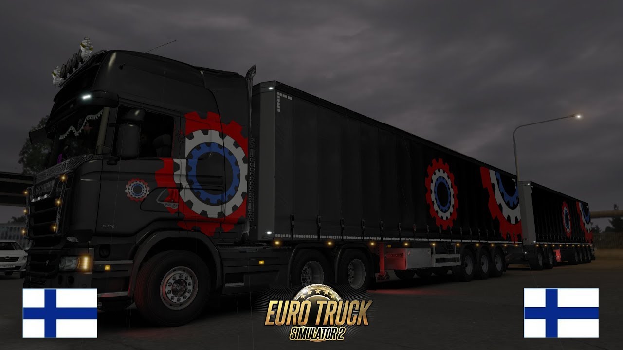 Euro Truck Simulator 2 Tour #23 Lathi (Finland) - Tampere (Finland) A very Long Truck