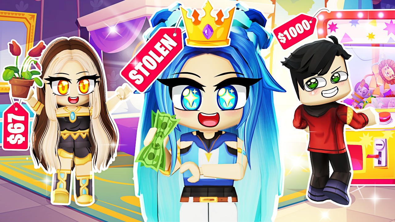 I STOLE Everything To Build The RICHEST Room In Roblox!