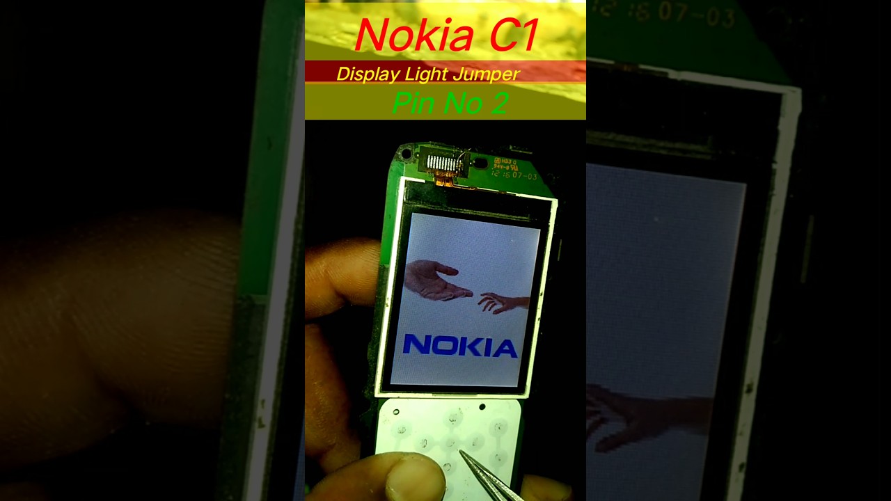 #Nokia C1 #Display #Light #Jumper