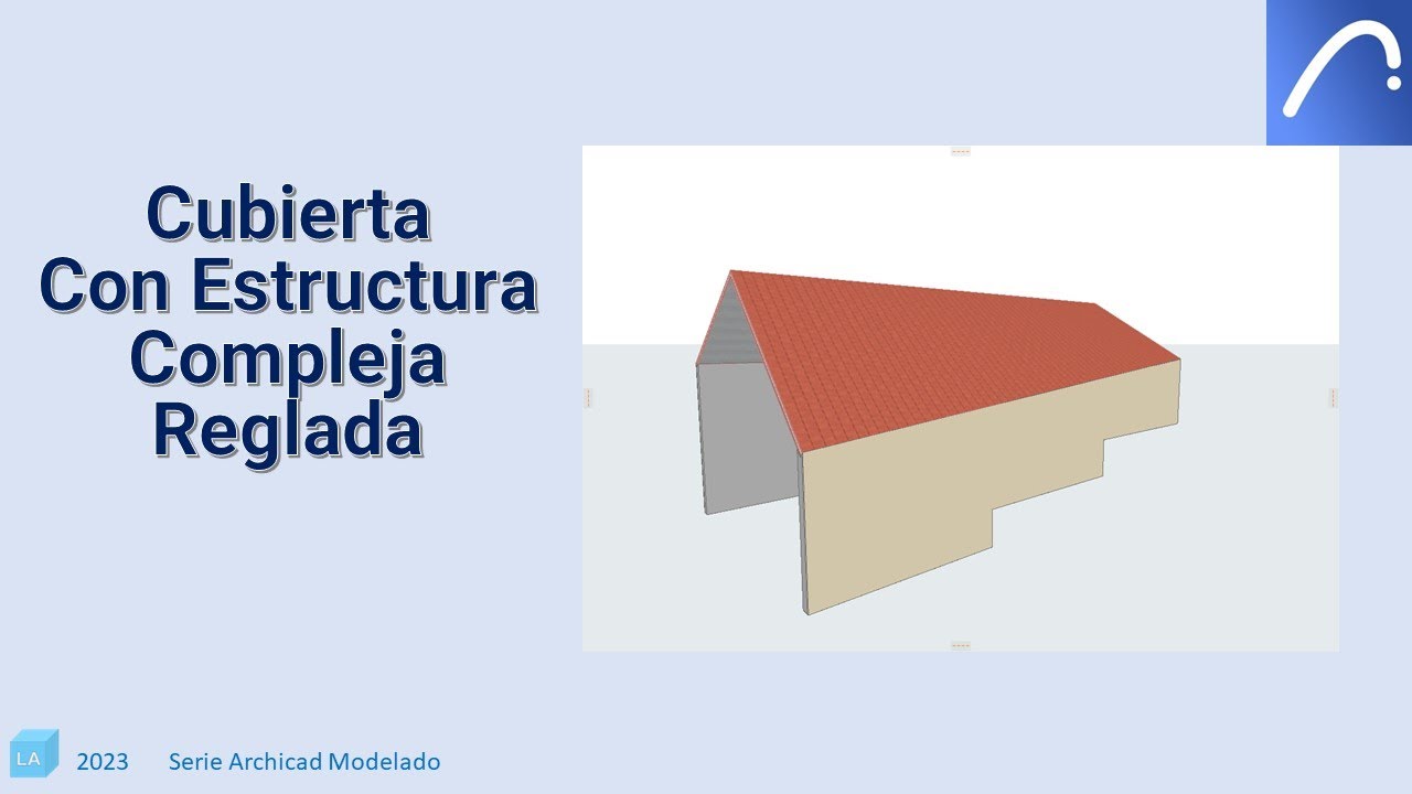#archicad Cubierta con Estructura compleja Reglada