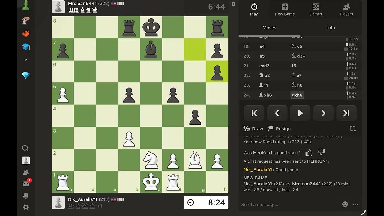 My first chess video