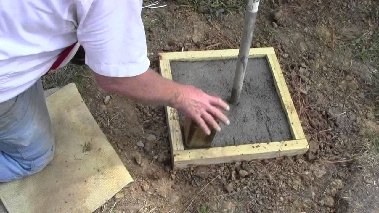 YARD HYDRANT CONCRETE PROTECTIVE SLAB 4 of 4