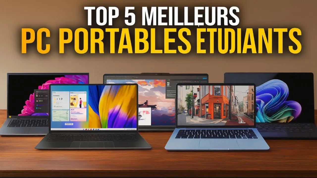 Top Ordinateurs Portables 2025 : les Meilleurs PC pour &Eacute;tudiants, Travail et Productivit&eacute;
