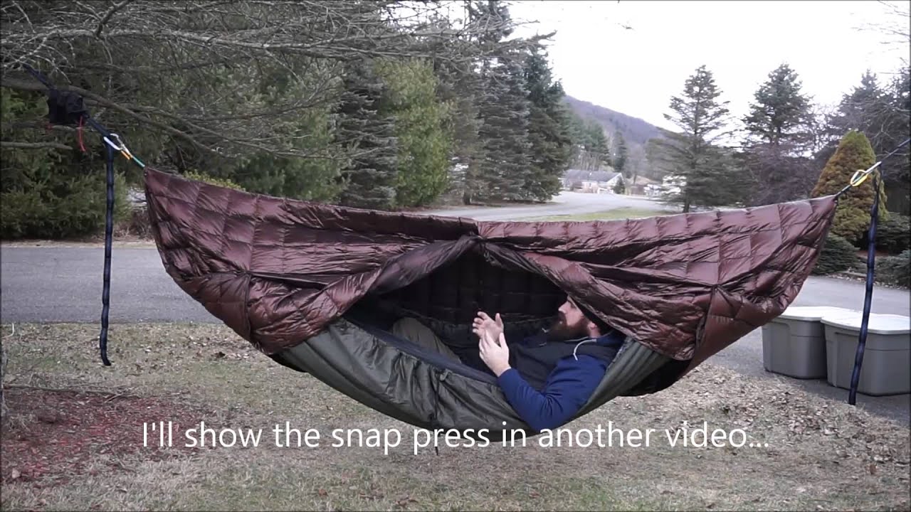 $60 DIY No-Sew Hammock Modular Sleep System GOMHAQS