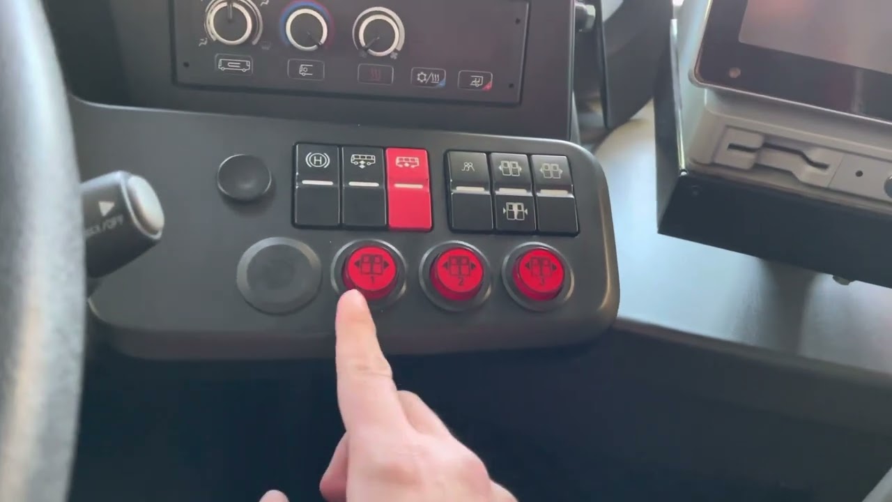 Fahrerbereich im MAN New Lion's City der Rheinbahn