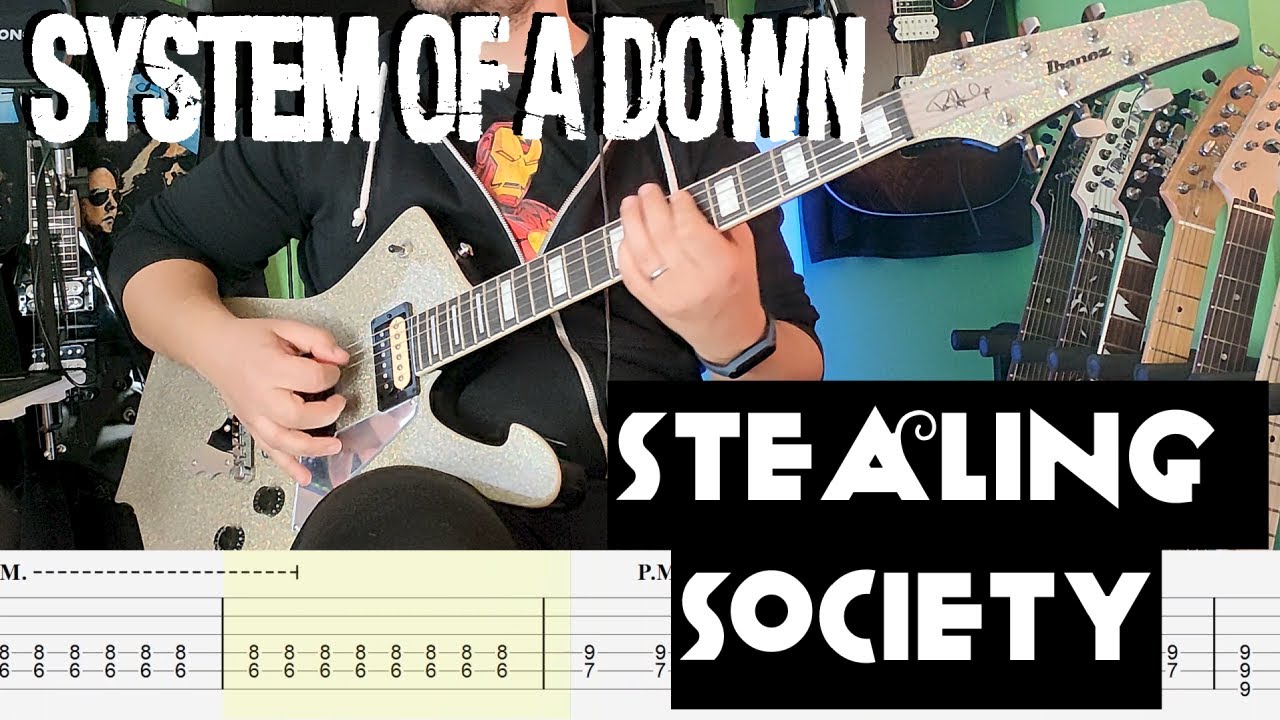 System of a Down - Stealing Society |Guitar cover| |Tab|