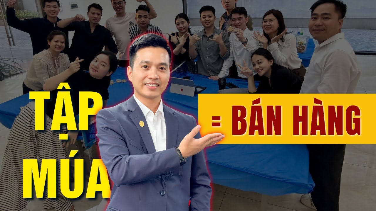Tập văn nghệ như bán hàng: làm không tới thì đừng hỏi vì sao không ra kết quả