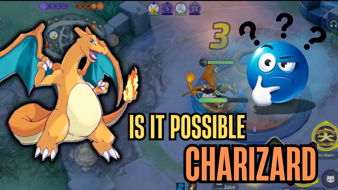 3 sec clutch || pokemon unite CHARIZARD || best all rounder