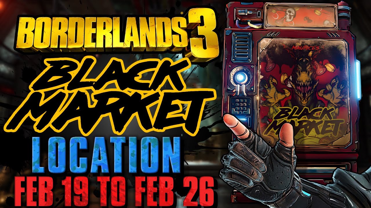 Black Market Vending Machine Location!! (19 Feb 2026) + GOD ROLL SAVE! - Borderlands 3
