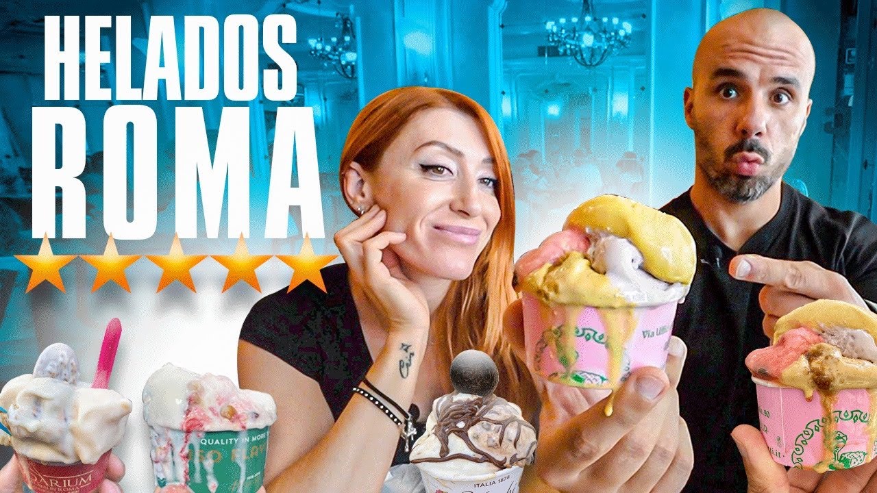 DONDE COMER los MEJORES HELADOS de ROMA