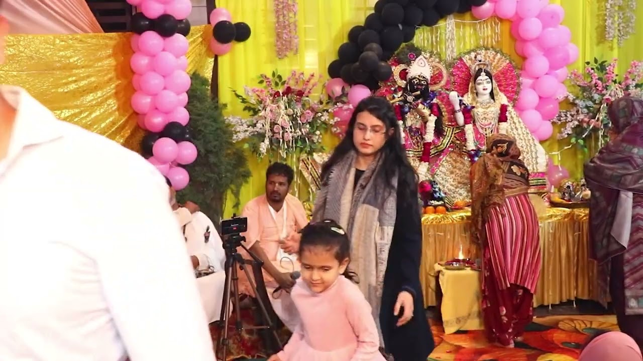 Shree Radha Vallabh ji Ka Teesra Holi Mahotsav Radha Vallabh Parivar Manimajra CHD 🥰🙏