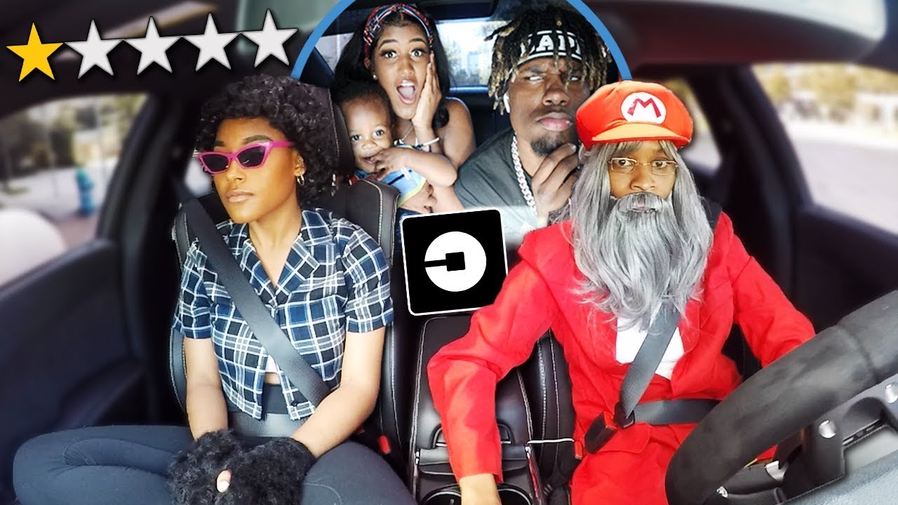 Picked Up Nique & King In An UBER UNDER DISGUISE!!! **Terrible Idea**