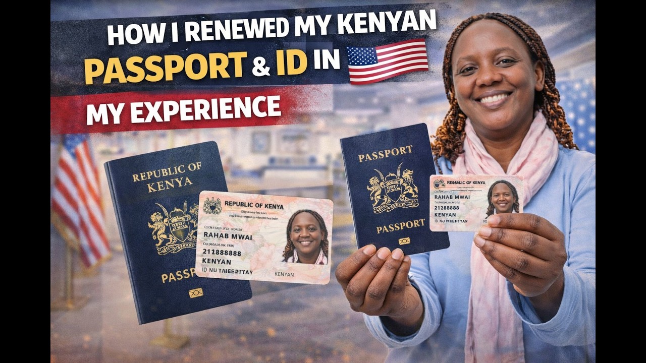 How I renewed my Kenyan Passport and ID in America | My experience