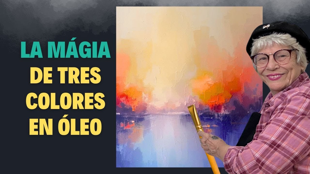 La mágia de tres colores al óleo