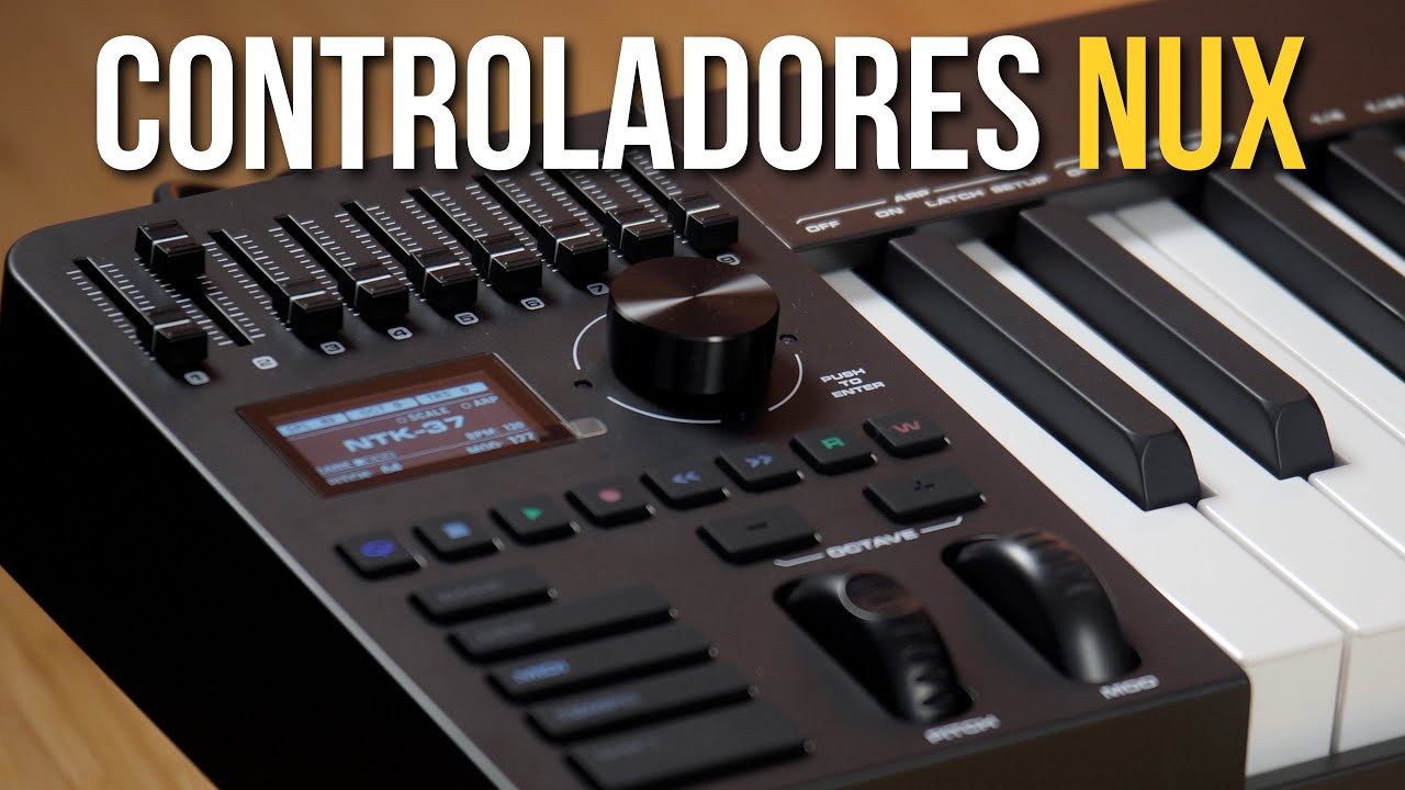 Teclados CONTROLADORES con TRACKPAD: la serie NTK de NUX
