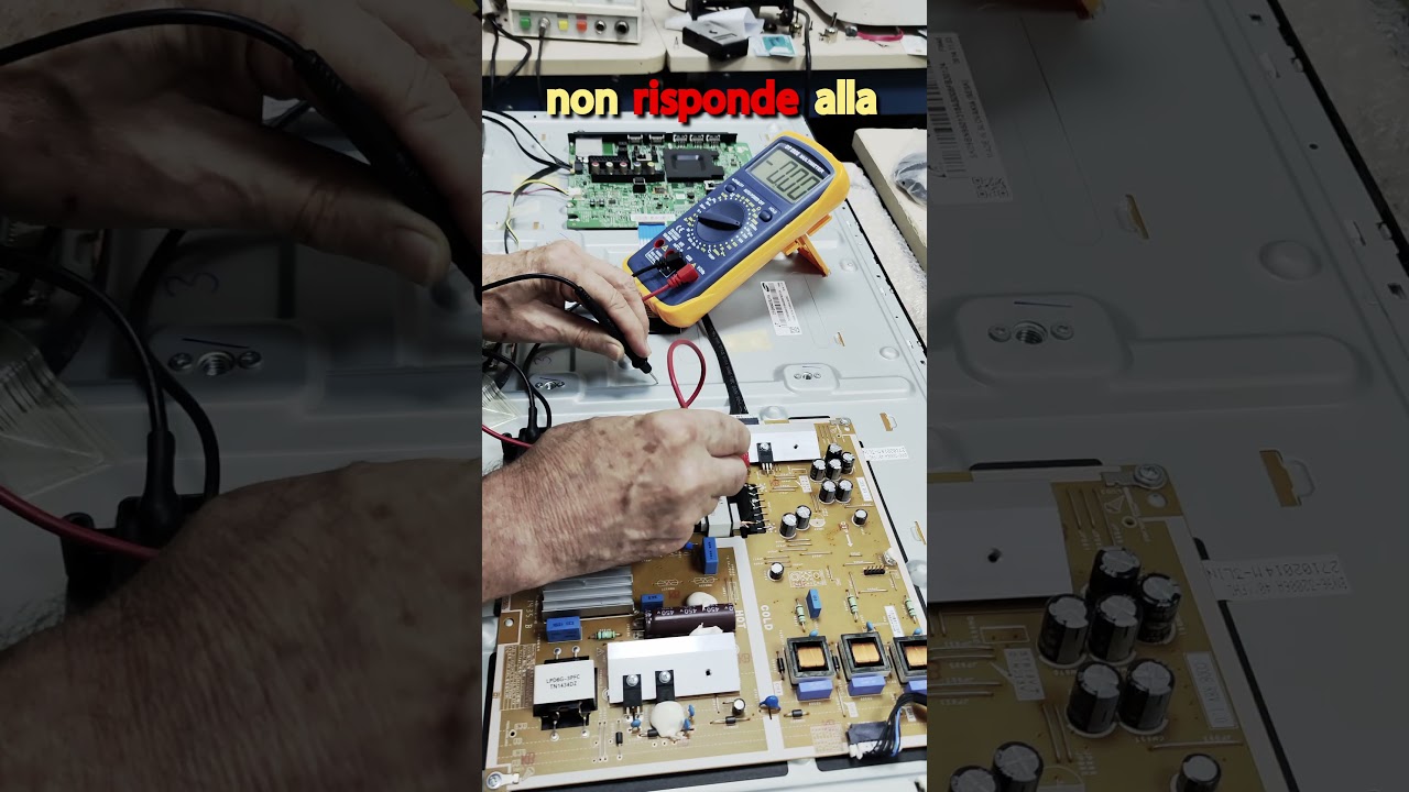 Tv Samsung Led, la tv non si accende &egrave; completamente spenta, Fulmine? #riparazione #samsung