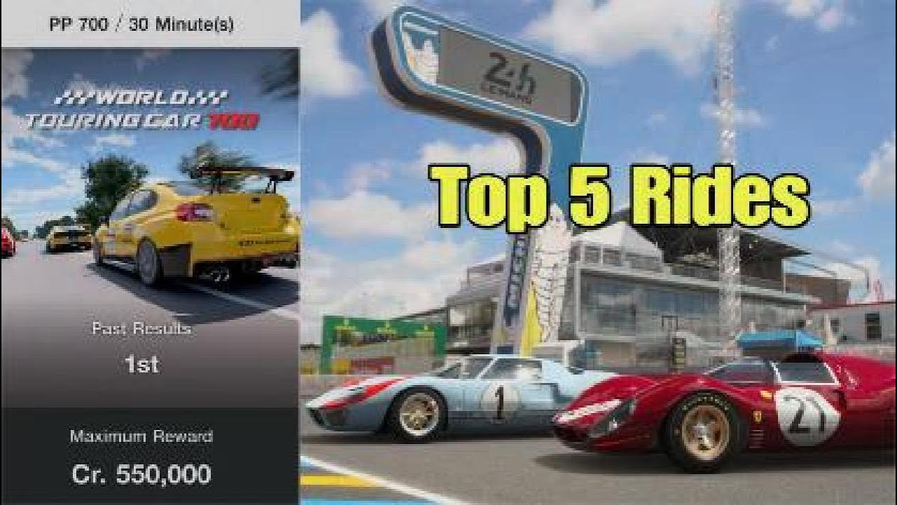 GT7 Le Mans 700 Top 5 List