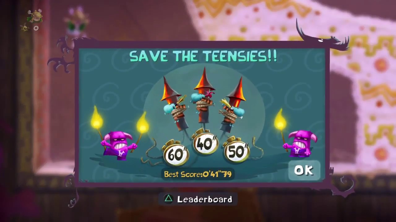 Rayman Legends - Lucha Libre Get Away (Invaded) Gold Trophy