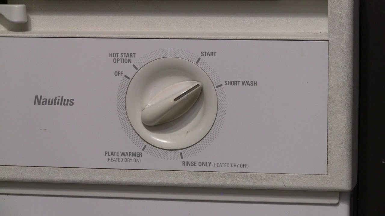 Sounds from the kitchen: the dishwasher