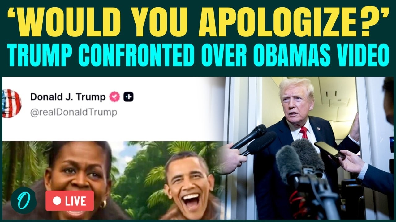 Trump LIVE: U.S President GRILLED Over &lsquo;Racist&rsquo; Obamas Video Depicting as Apes After Political Storm