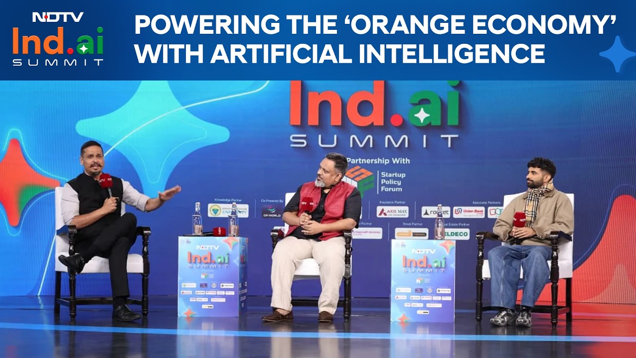 Powering the Orange Economy With AI: Vivek Anchalia & Hardeep Gambhir at NDTV Ind.AI Summit