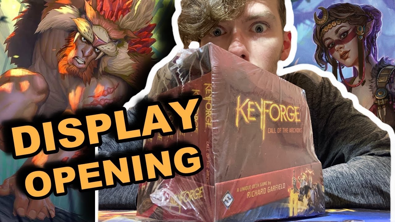 Открытие ВСЕГО дисплея «Зова Архонтов» в 2021 году!! // Открытие колоды KeyForge