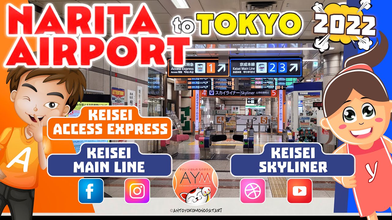 Come arrivare a TOKYO dall’aeroporto NARITA ✈︎ NRT from Narita Airport to Tokyo step by step