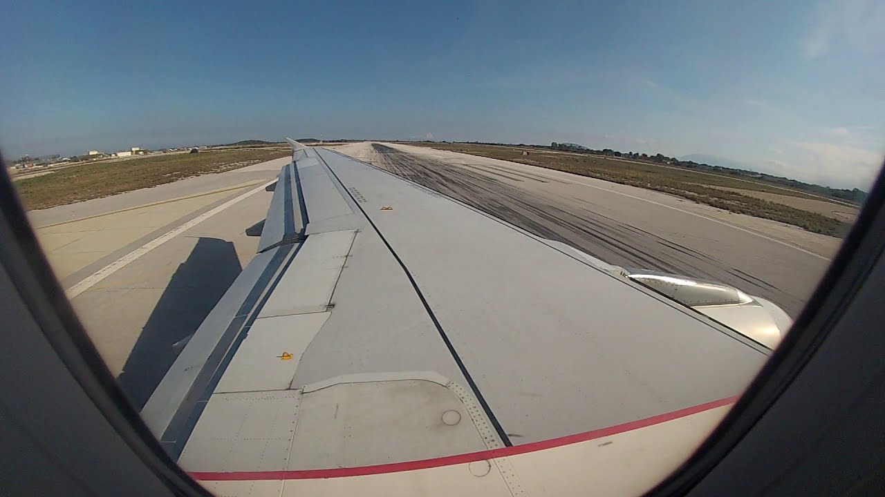 FULL FLIGHT CHANIA-ATHENS! Olympic/Aegean Airbus 320 Wing view GoPro