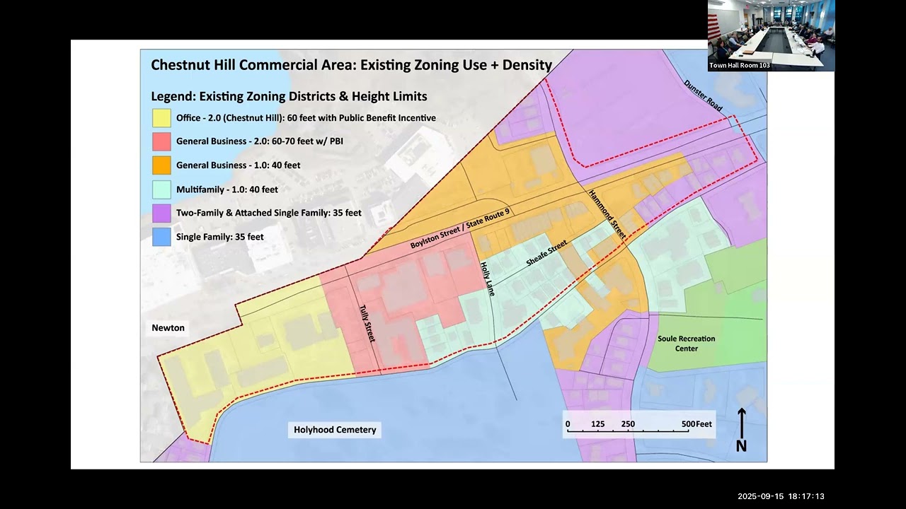 Chestnut Hill Commercial Area Study Community Advisory Group Meeting HYBRID   September 15, 2025