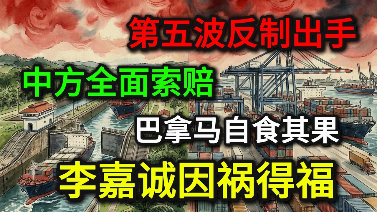 第五波反制出手，中方全面索赔！巴拿马自食其果，李嘉诚因祸得福