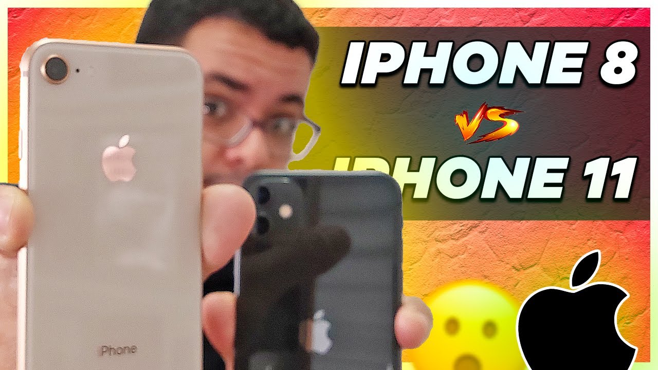 IPHONE 8 vs IPHONE 11: Será que Existe MUITA DIFERENÇA? (Mandei a REAL!)