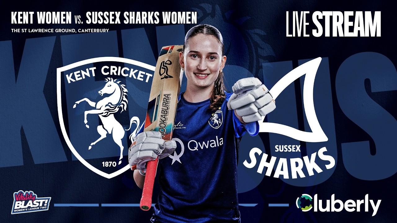 🎥 LIVE STREAM | Kent Women vs. Sussex Sharks Women