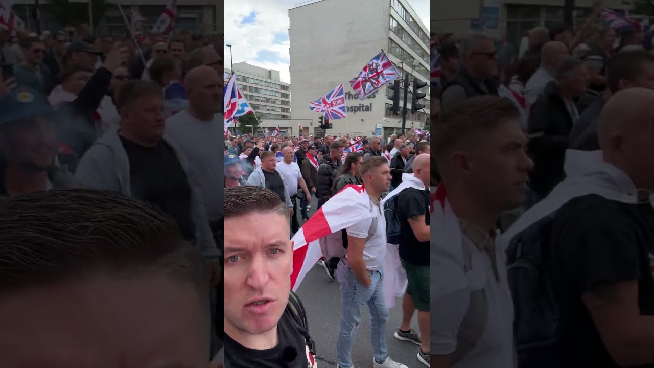Protest in London, 13 September 2025 #tommyrobinson #london #protest #england