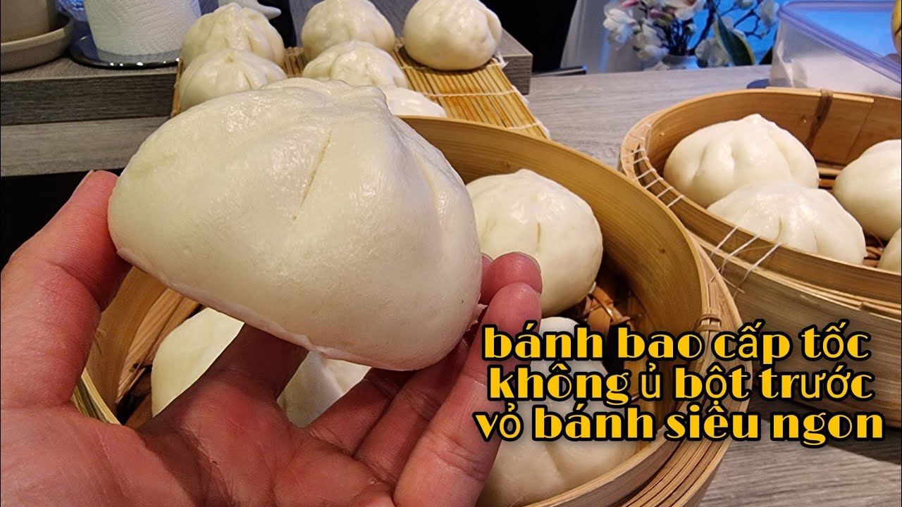 Vlog 260🇧🇻 Hôm nay Huyền làm bánh bao cấp tốc không cần ủ bột trước theo yêu cầu của các bạn