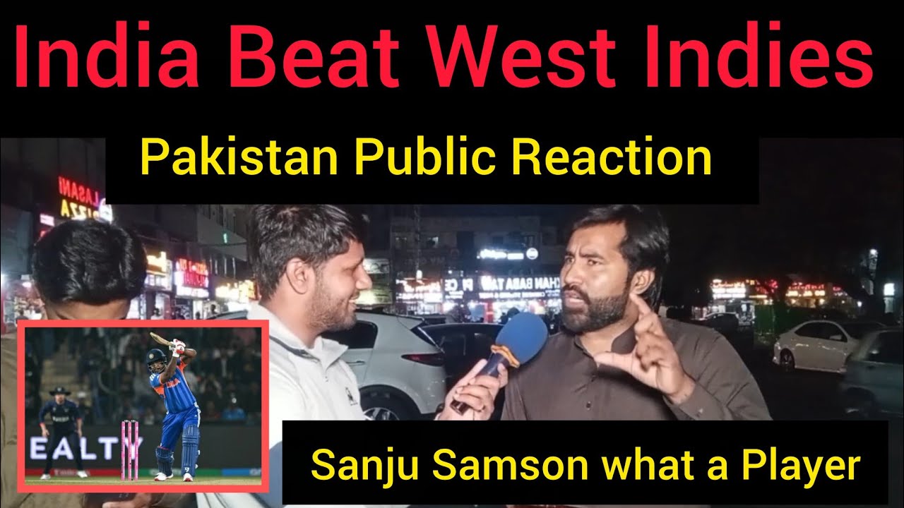 🚨 Ind beat WI | 🇵🇰 public live reaction on Indian Batting!!! 