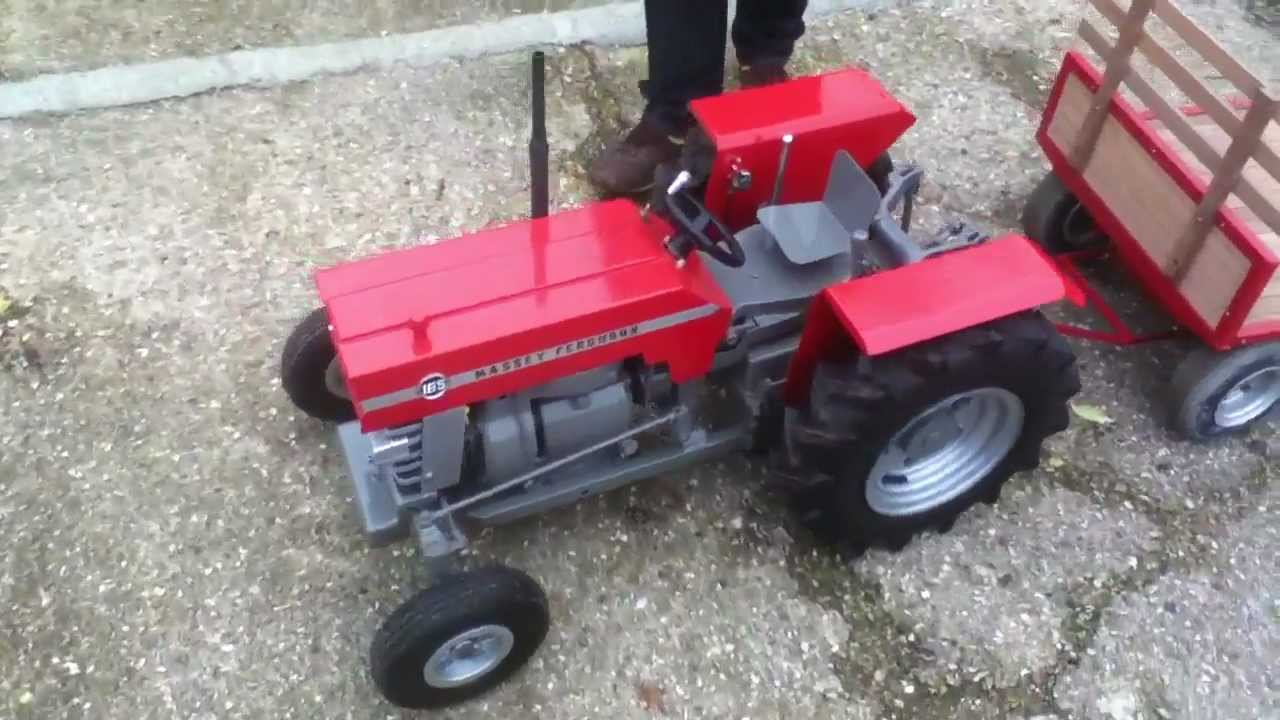 Homemade Tractor Massey-Ferguson 165 driving