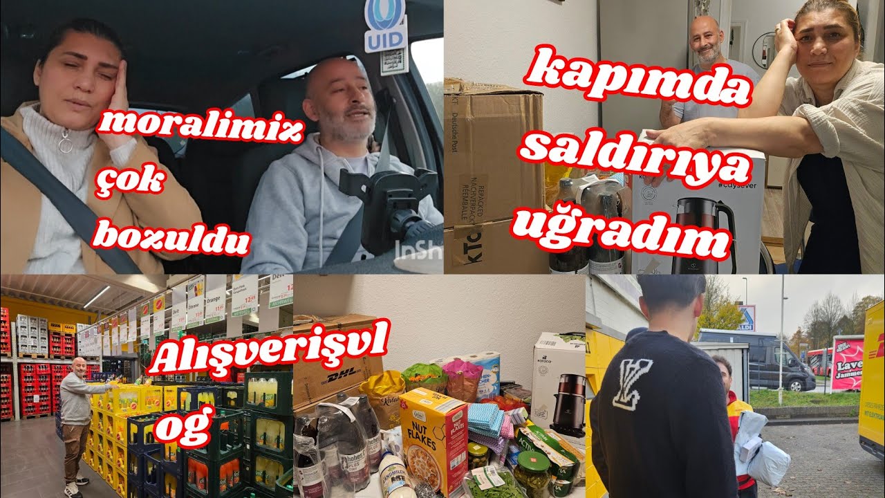 NİŞANHAZIRLIĞI❗️KAPIMDA SALDIRIYA UĞRADIM❓️ŞOKTAYIM😡 ALIŞVERİŞ VLOG❌️ALMANYA'DAVLOG 