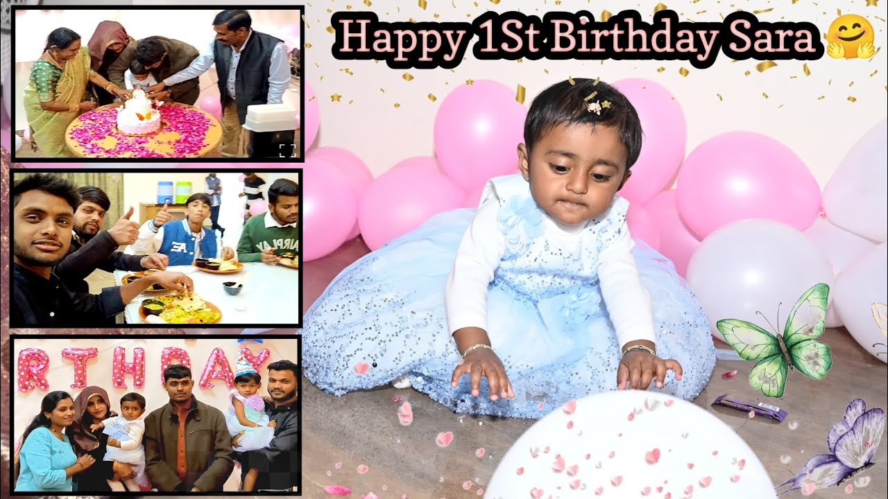 Happy 1st Birthday Sara 🎂🤗|| Baby's First Birthday Celebration || R Bandod Vlog 