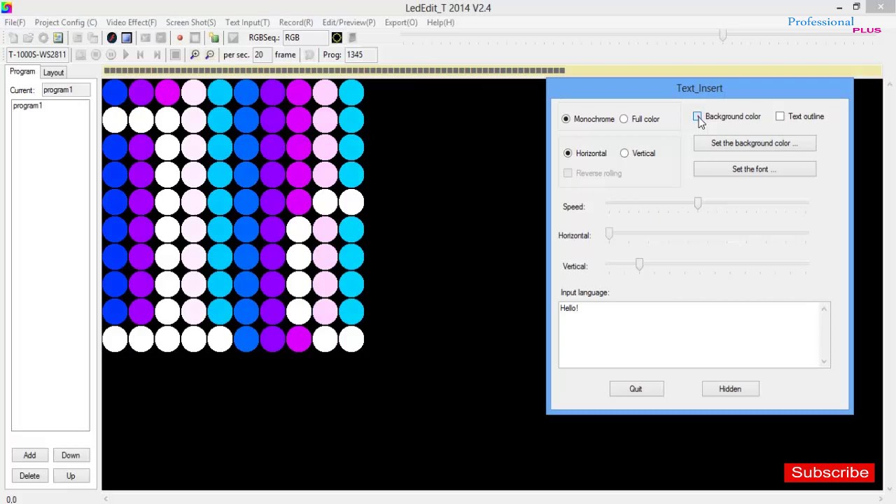 Pixel Led edit 2014 software download and install program