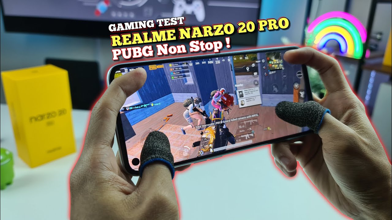 Padu Ke Perfomance Phone Ni ? Seksa realme narzo 20 Pro PUBG Non Stop !