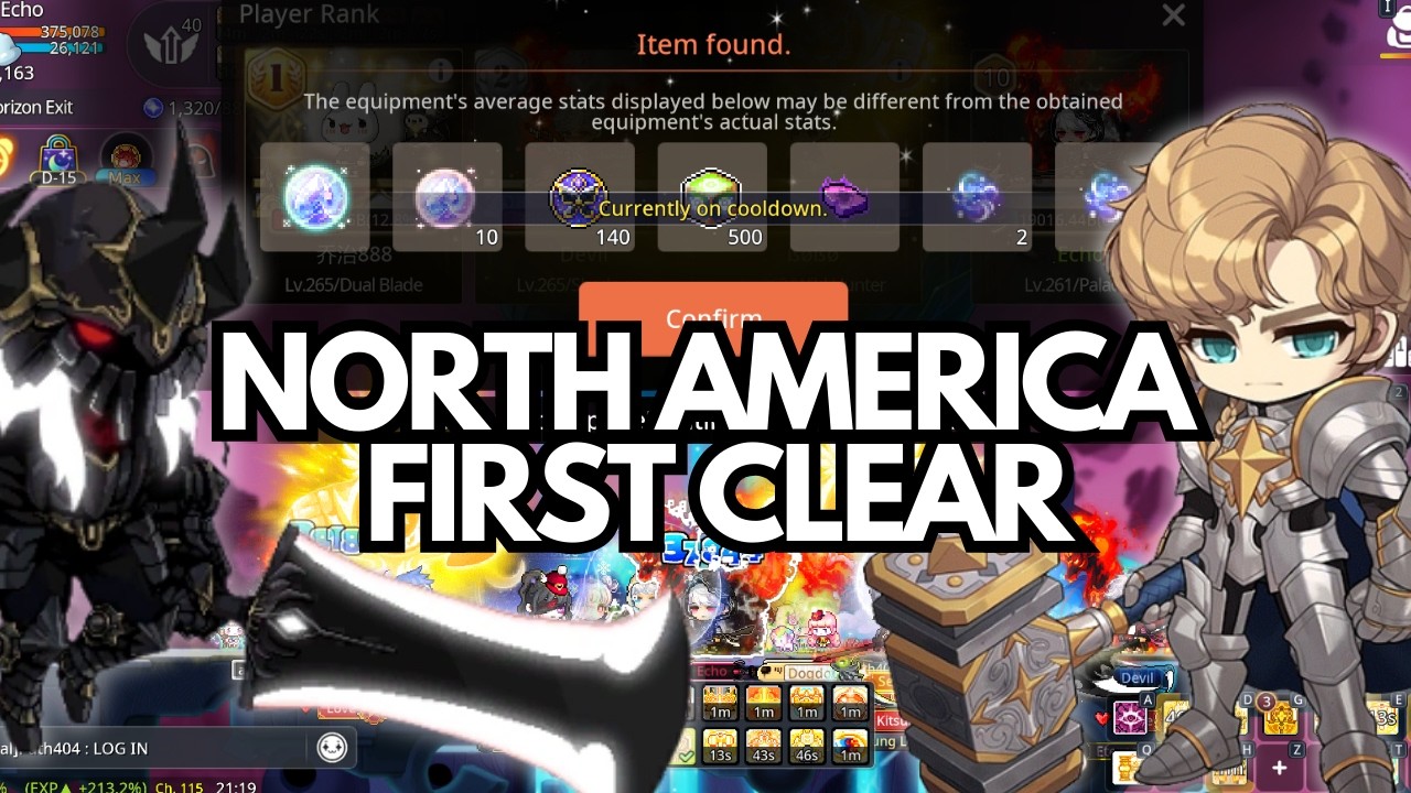 Maplestory M - NA FIRST DARKNELL CLEAR (Inosys and Scania Cross-Server!)